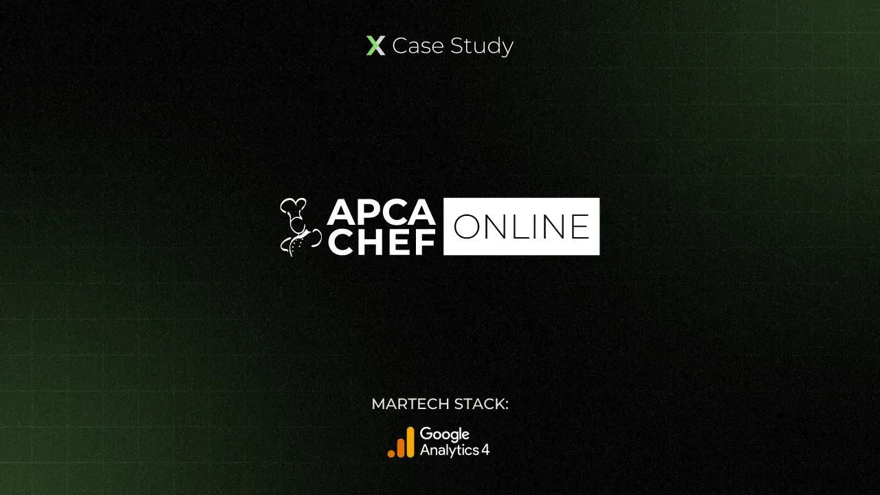 Case study - APCA Chef Online | UA to GA4 Migration | Robust Reporting