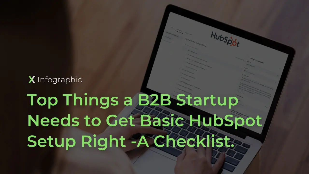 A checklist on what B2B Startup needs to do to get HubSpot setup right