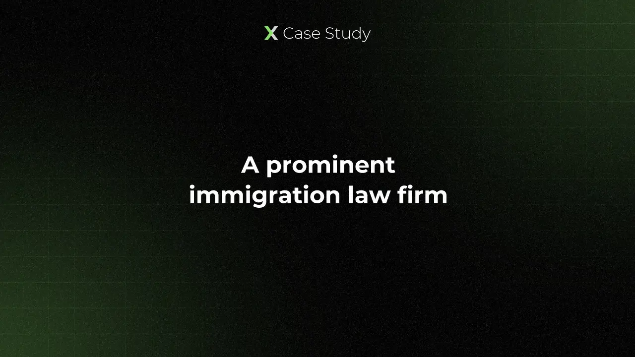 Case study - Immigration Law Firm | Automated Workflows | Intake Forms
